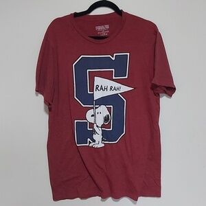 Peanuts snoopy large graphic tshirt